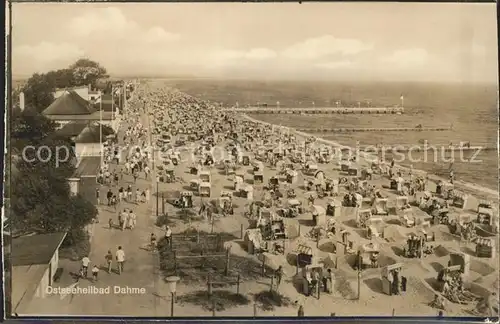 Dahme Ostseebad Promenade Strand Kat. Dahme