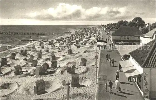 Kellenhusen Ostseebad Promenade mit Strand Kat. Kellenhusen (Ostsee)