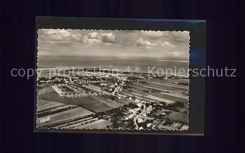 Cuxhaven Nordseebad Fliegeraufnahme Kat. Cuxhaven