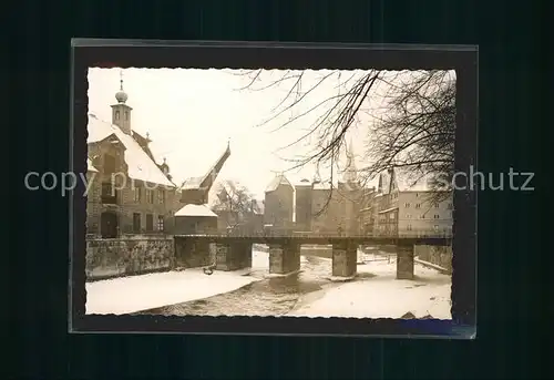 Lueneburg Bruecke Alter Kran Kat. Lueneburg