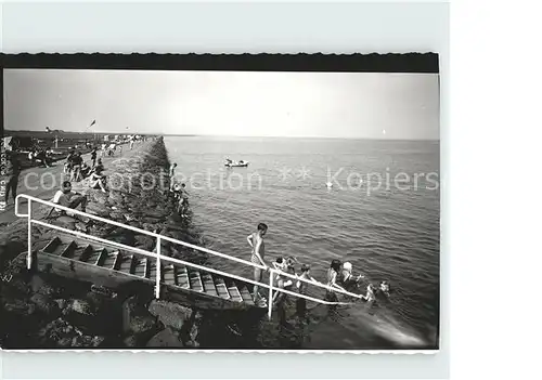 Altenbruch Strand Treppe Kat. Cuxhaven