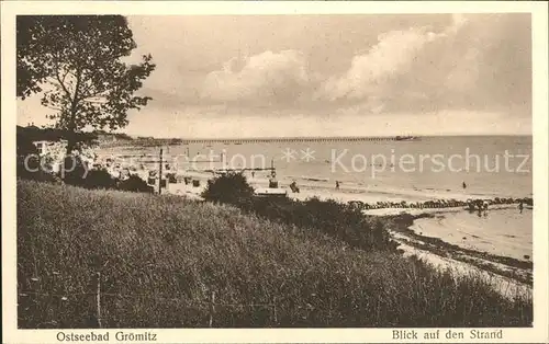 Groemitz Ostseebad Blick auf den Strand Ostseebad /  /