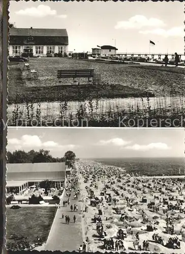 Groemitz Ostseebad Strandhalle einst und jetzt /  /