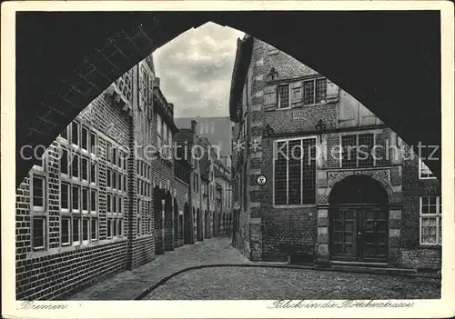 Bremen Boettchenstrasse Ringtag des Germania Rings Kat. Bremen