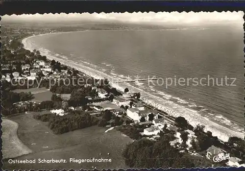 Scharbeutz Ostseebad Fliegeraufnahme Strand Kat. Scharbeutz