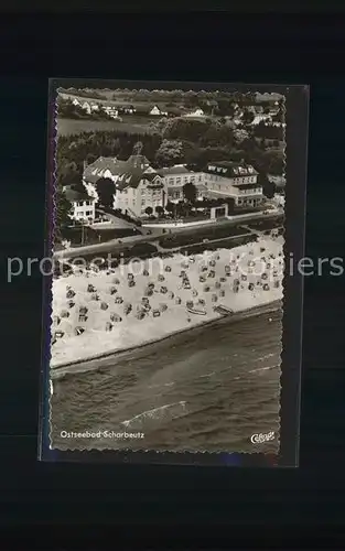 Scharbeutz Ostseebad Fliegeraufnahme Strand Kat. Scharbeutz