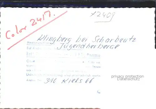 Klingberg Jugendherberge Speisesaal Kat. Scharbeutz