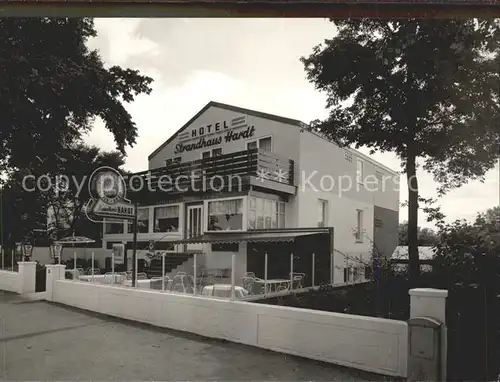 Niendorf Ostseebad Strandhaus Hardt Cafeterrasse Kat. Timmendorfer Strand