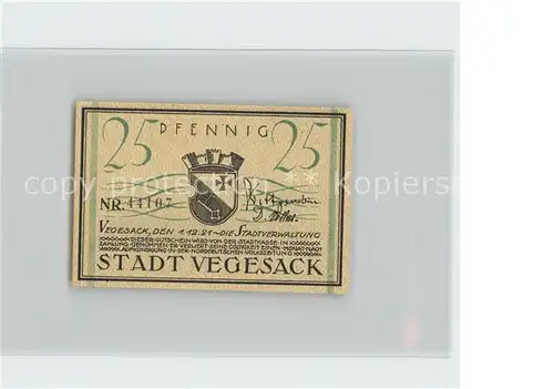 Vegesack 25 Pfennig Kat. Bremen