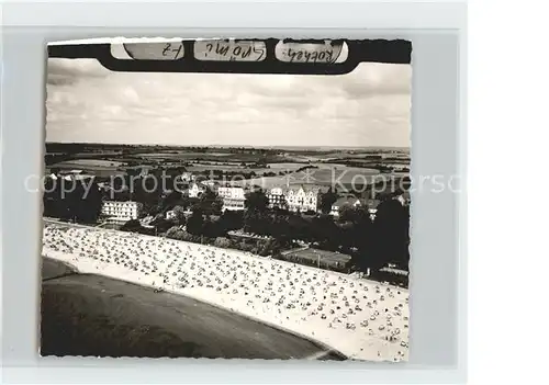 Groemitz Ostseebad Fliegeraufnahme mit Strand /  /