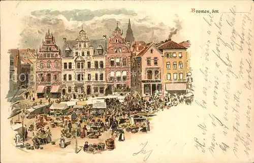 Bremen Markt  Kat. Bremen