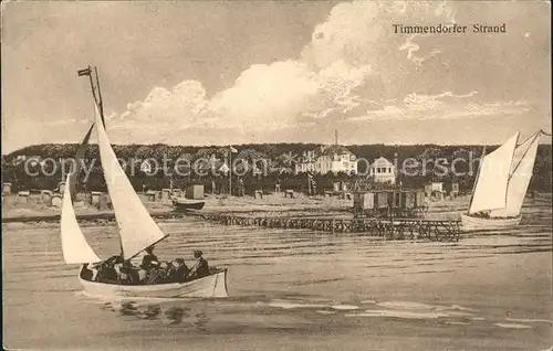 Timmendorfer Strand Segelboot  Kat. Timmendorfer Strand