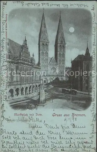 Bremen Marktplatz Dom  Kat. Bremen