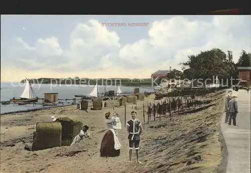 Niendorf Timmendorfer Strand Strand Segelboot  Kat. Timmendorfer Strand