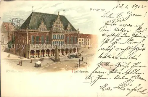 Bremen Rathaus Kat. Bremen