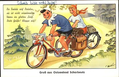 Scharbeutz Ostseebad Fahrrad  Kat. Scharbeutz