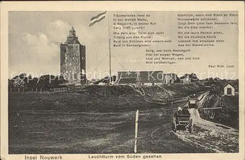Insel Neuwerk Leuchtturm  Kat. Hamburg