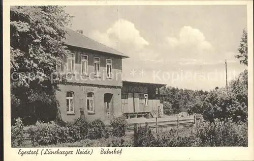 Egestorf Nordheide Bahnhof  Kat. Egestorf