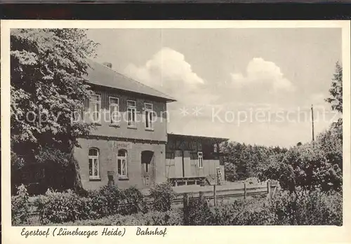 Egestorf Nordheide Bahnhof  Kat. Egestorf