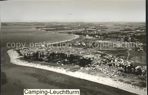 Rettin Camping Leuchtturm Fliegeraufnahme  Kat. Neustadt in Holstein
