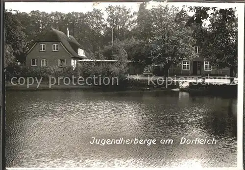 Schoenwalde Bungsberg Jugendherberge Dorfteich Kat. Schoenwalde am Bungsberg