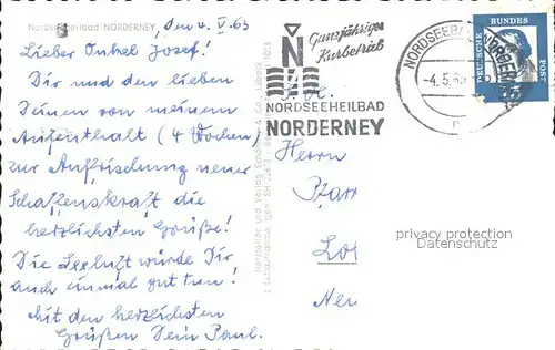 Norderney Nordseebad Fliegeraufnahme Kat. Norderney