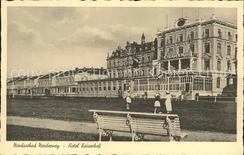 Norderney Nordseebad Hotel Kaiserhof Kat. Norderney