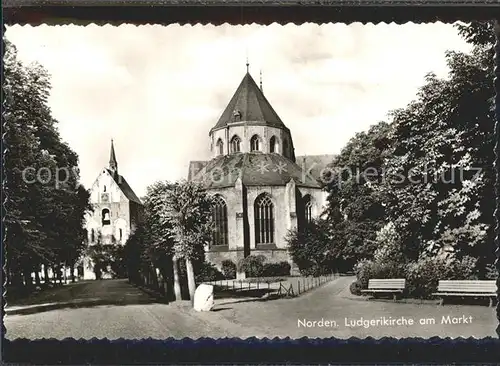 Norden Ostfriesland Ludgerikirche am Markt Kat. Norden