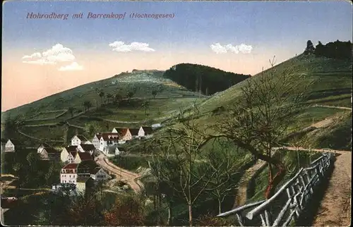 Hohrodberg Haut Rhin Alsace Barrenkopf / Hohrod /Arrond. de Colmar
