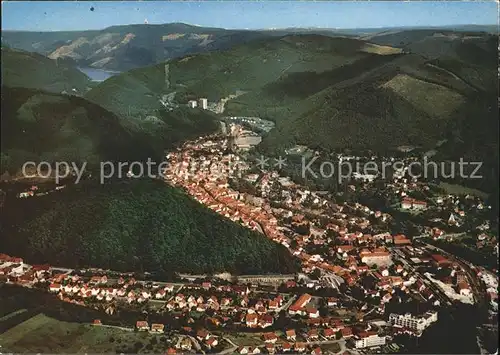 Bad Lauterberg Fliegeraufnahme Odertalsperre  Kat. Bad Lauterberg im Harz