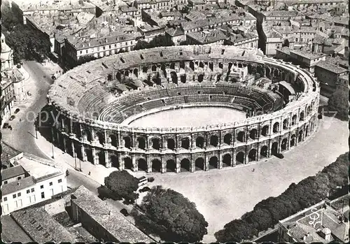 Nimes Fliegeraufnahme Arenes Kat. Nimes