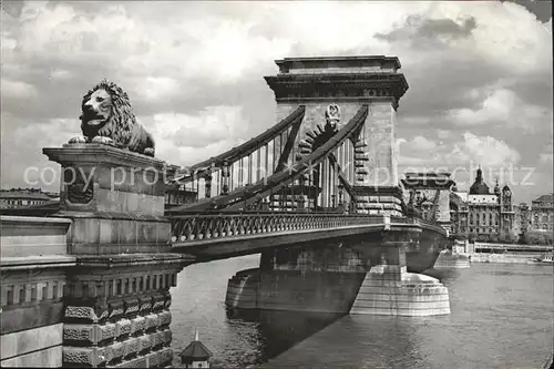 Budapest Kettenbruecke Kat. Budapest