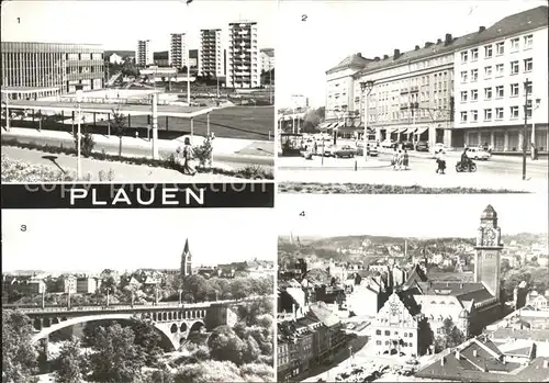 Plauen Vogtland Oberer Bahnhof Punkthauser Bahnhofstrasse Centralhotel  Kat. Plauen