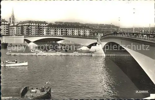 Rouen Le pont Corneille et le jardin Lacroix Kat. Rouen