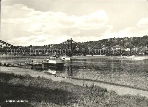 Loschwitz Bruecke  Kat. Dresden