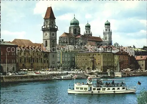 Passau Donau Dom Motorschiff  Kat. Passau