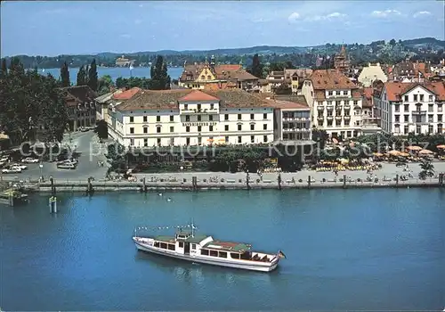 Lindau Bodensee Hotel Bayerischer Hof Hafen Hotel Seegarten  Kat. Lindau (Bodensee)