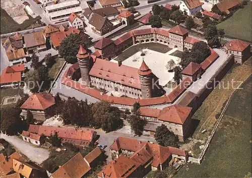 Lichtenau Mittelfranken Festung Lichtenau Fliegeraufnahme Kat. Lichtenau