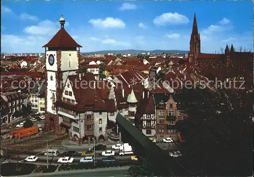 Freiburg Breisgau Schwabentor Muenster  Kat. Freiburg im Breisgau