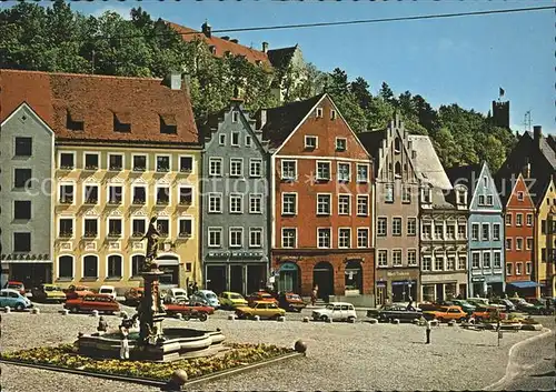 Landsberg Lech Marienbrunnen Hauptplatz Kat. Landsberg am Lech