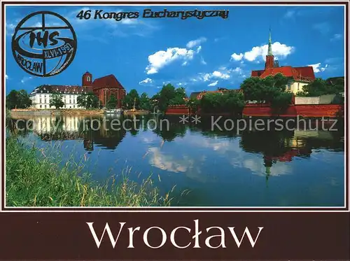 Wroclaw Wyspa Piaskowa i Ostrow Tumski Kat. Wroclaw Breslau