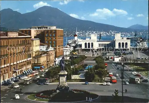 Napoli Neapel Piazza Municipio Stazione Marittima Kat. Napoli