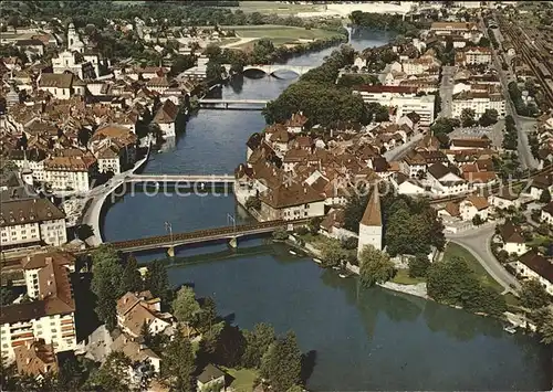 Solothurn Fliegeraufnahme Kat. Solothurn