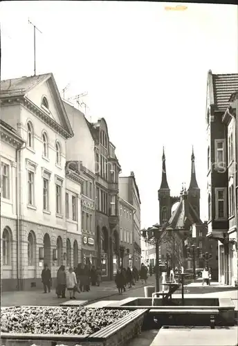 Koethen Anhalt Fussgaengerzone Altstadt Stadtkirche Holzmarkt Kat. Coethen