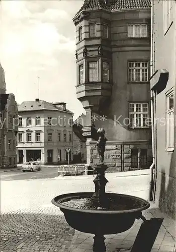 Apolda Brunnen an der August Bebel Strasse Kat. Apolda