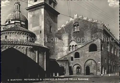 Mantova Rotonda di S Lorenzo e Palazzo della Ragione Kat. Mantova