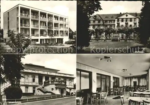 Bad Soden Taunus Sanatorium Waldfrieden Kurhaus Inhalatorium Speisesaal Kat. Bad Soden am Taunus