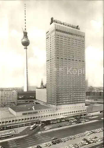 Berlin Interhotel Stadt Berlin Fernsehturm Kat. Berlin