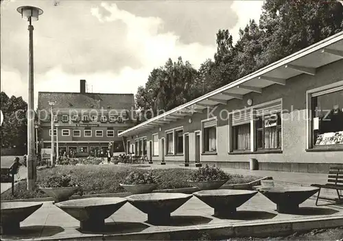 Kriebstein HO Gaststaette und neue Ladenstrasse Kat. Kriebstein