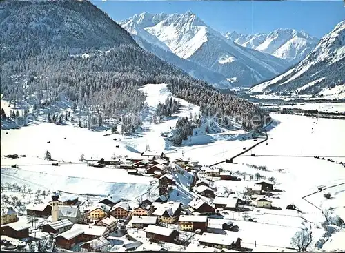 Stanzach Tirol Wintersportplatz Lichtspitze Lechtaler Alpen Kat. Stanzach